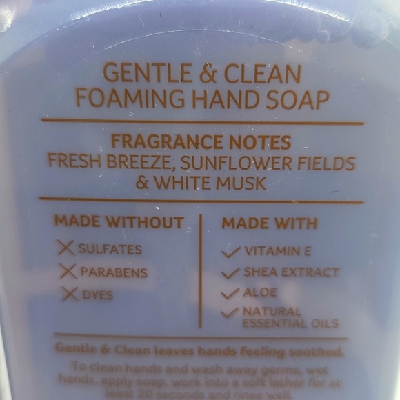 Bath & Body Works Sale Wildflower Fields Gentle & Clean Foaming Hand Soap x2 New - Picture 3 of 3